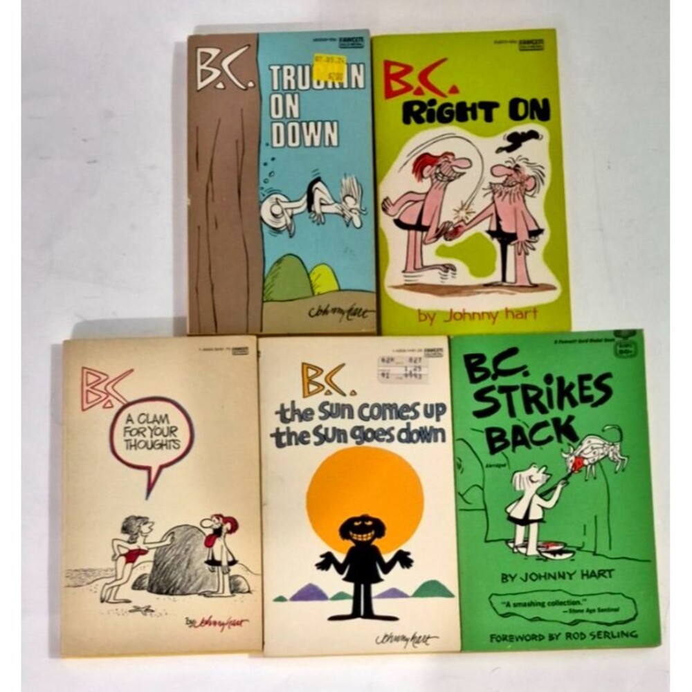 Lot of 5 B.C. Books by Johnny Hart